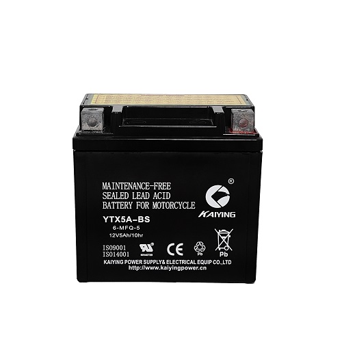 Wholesale Factory SMF Motorcycle Battery YTX5A-BS 12V5AH manufacturer